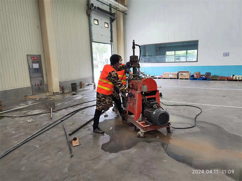 定西厂房地面下沉塌陷注浆加固施工